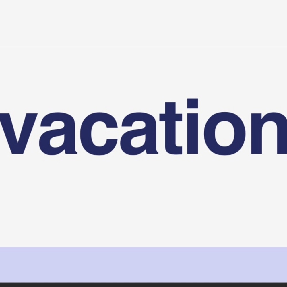 Vacation time